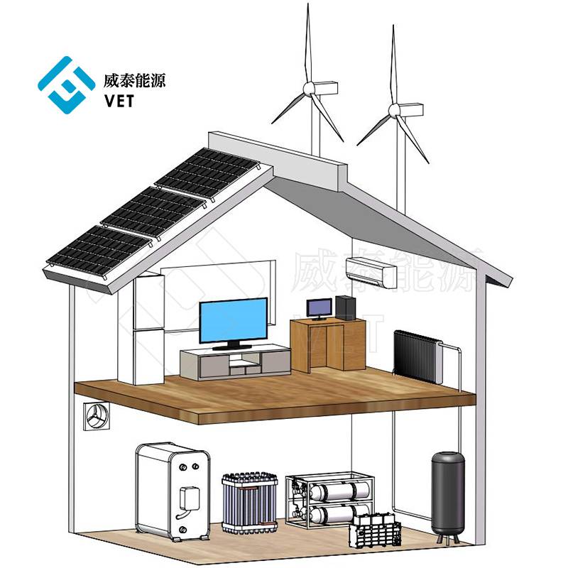 Stacionárny distribuovaný systém energie energie vodíka